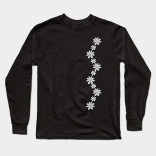 Flowers chain flower tendril flowers floral Long Sleeve T-Shirt